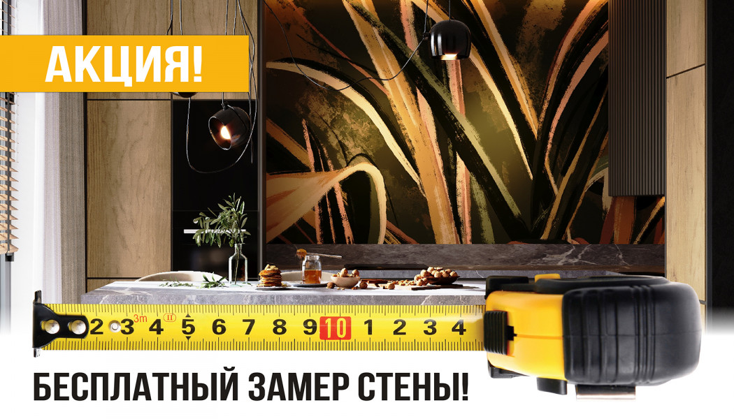 Бесплатный замер стены только до конца февраля!