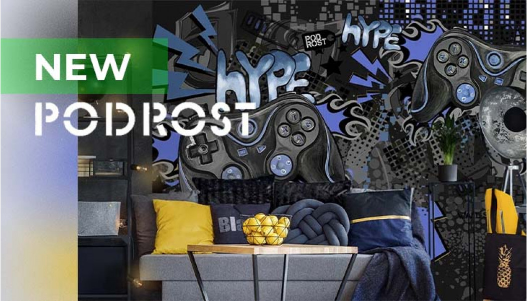 Дизайнерские обои из коллекции PODROST