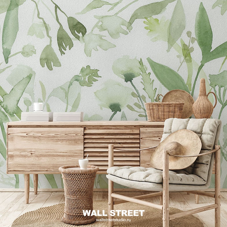 Необычные дизайнерские обои ОБОИ Watercolor-21: 6 от WALL STREET