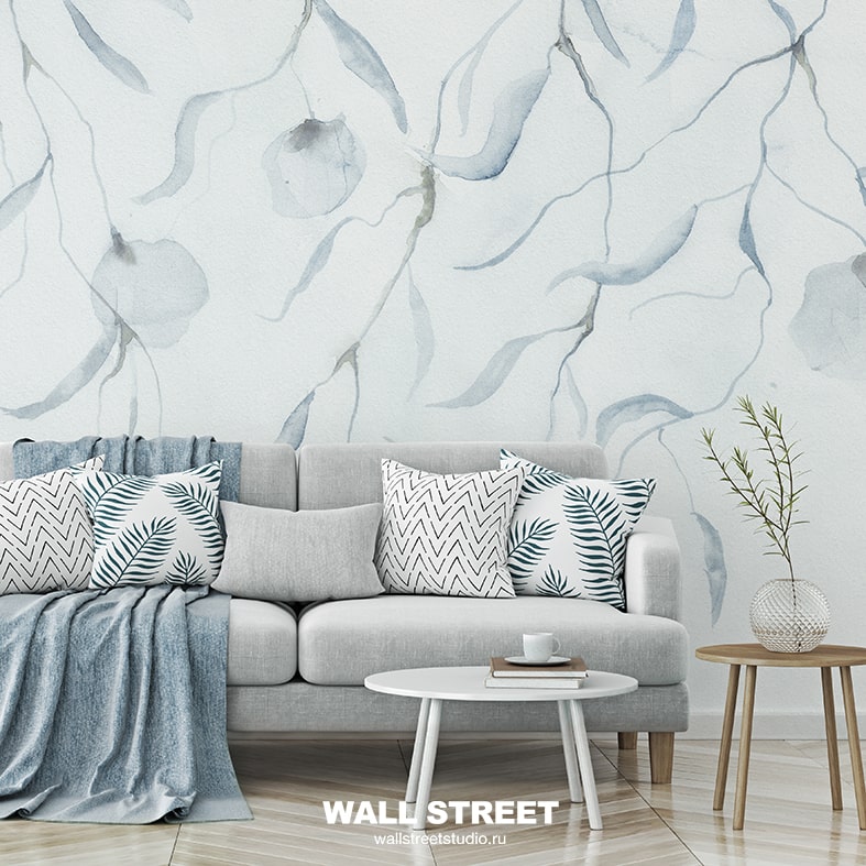 Необычные дизайнерские обои ОБОИ Watercolor-21: 9 от WALL STREET