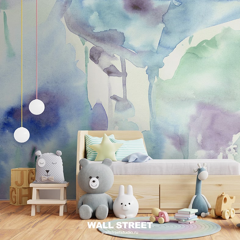 Необычные дизайнерские обои ОБОИ Watercolor-21: 11 от WALL STREET