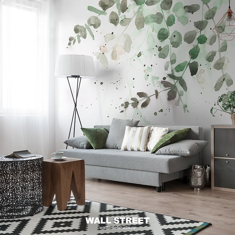 Необычные дизайнерские обои ОБОИ Watercolor-21: 12 от WALL STREET