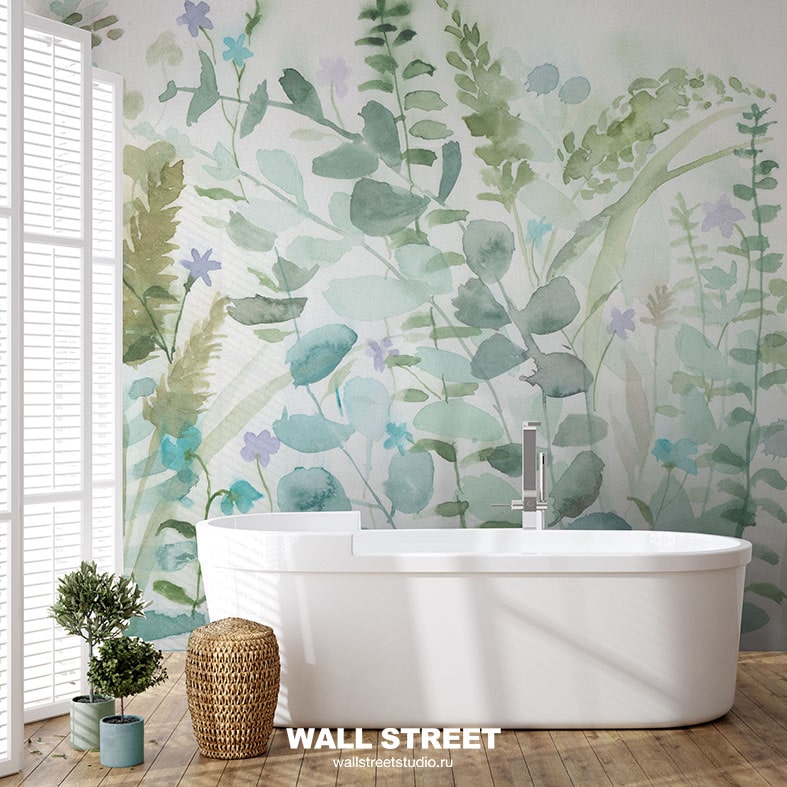 Необычные дизайнерские обои ОБОИ Watercolor-21: 14 от WALL STREET