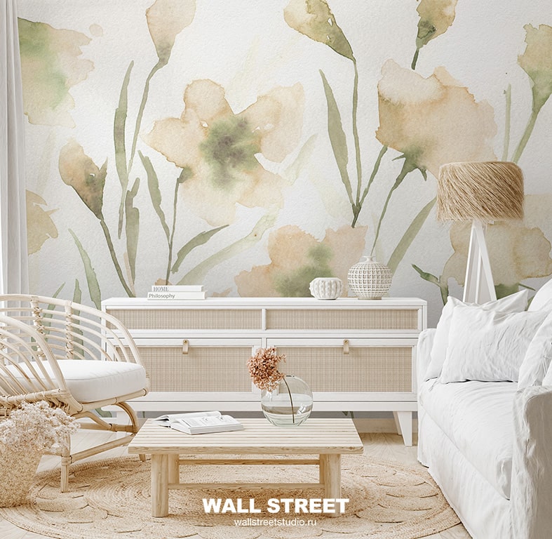 Необычные дизайнерские обои ОБОИ Watercolor-21: 19 от WALL STREET