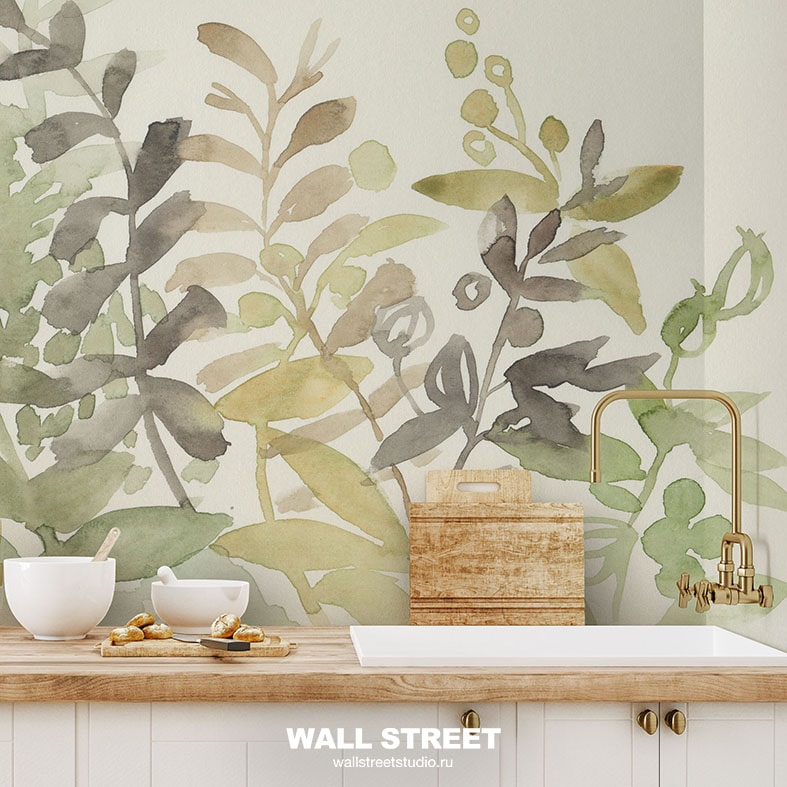 Необычные дизайнерские обои ОБОИ Watercolor-21: 26 от WALL STREET