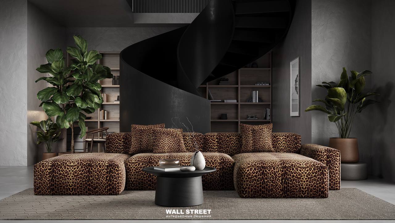 НеоДиван в интерьере гостиной