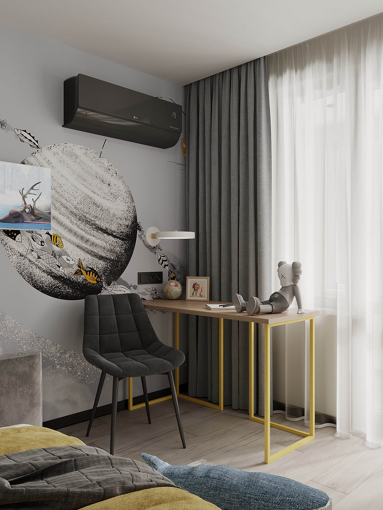 Детская в космическом стиле