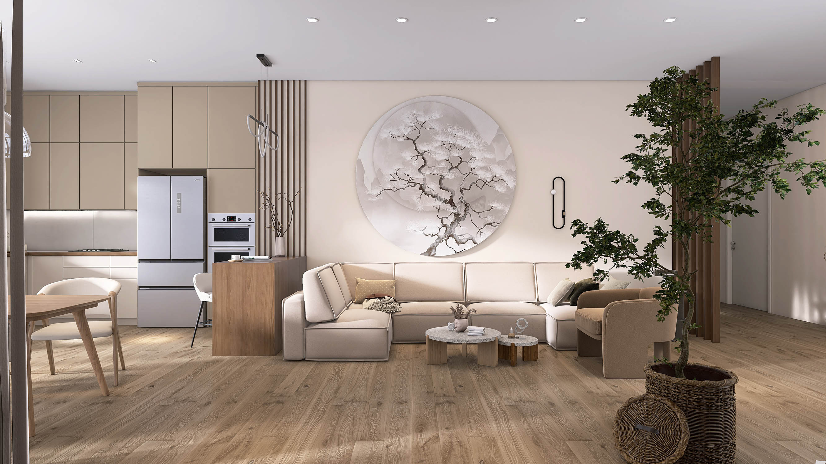 Кухня-гостиная из проекта «Дом мечты»